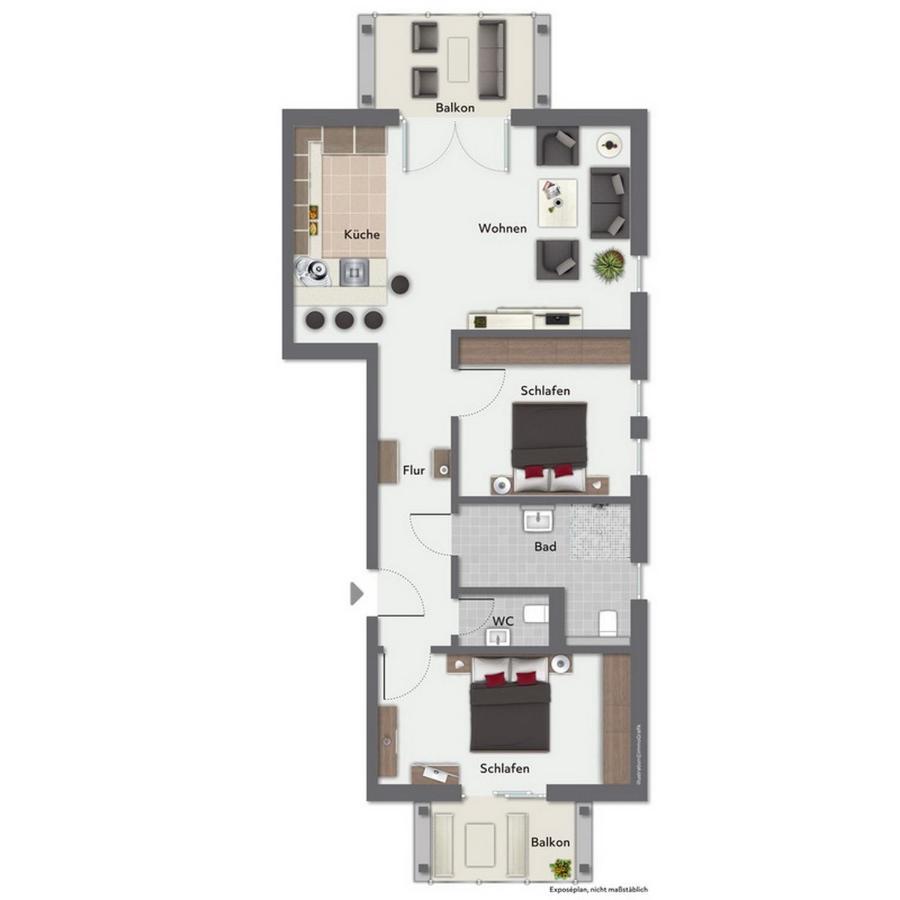Strandvilla Meeresblick Wohnung 04 ボルテンハーゲン エクステリア 写真